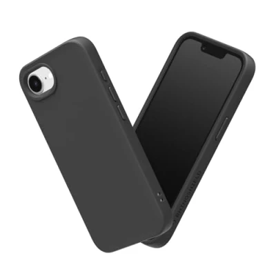 Afbeelding van RHINOSHIELD Hoesje compatibel met [iPhone 16e] SolidSuit dunne hoes schokabsorberende technologie en premium matte afwerking zwart
