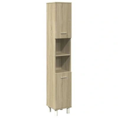 Image de vidaXL Armoire de salle bain chêne sonoma 30,5x30x179 cm849631