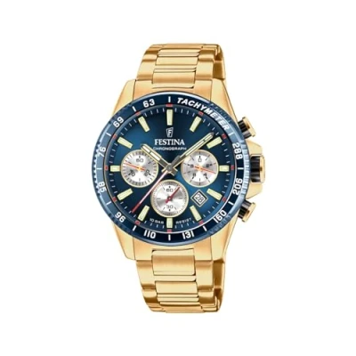 Afbeelding van Festina Chronograaf, Heren, Maat: One Size, Goldfarben