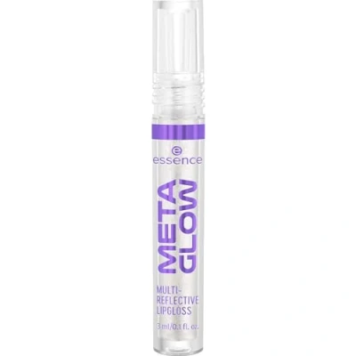Afbeelding van essence Meta Glow nr. 01 Multi reflecterende lipgloss, zilver, voedend, direct resultaat, glanzend, glinsterend, veganistisch, zonder parabenen, microplasticdeeltjes,