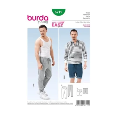 Afbeelding van Burda Naaipatroon 6719 Broek in variaties