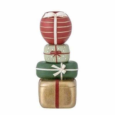 Afbeelding van Bloomingville Wish kandelaar van polyhars, rood, Ø 6 x H 14 cm