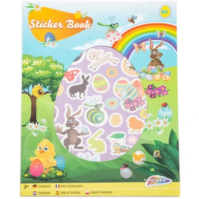 Afbeelding van Grafix Stickerboek Pasen A4
