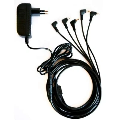 Afbeelding van Top Chargeur * Netadapter voeding oplader 9 V met verlengkabel DC verdeler voor de stroomvoorziening van maximaal 5 Korg Volca toetsenborden
