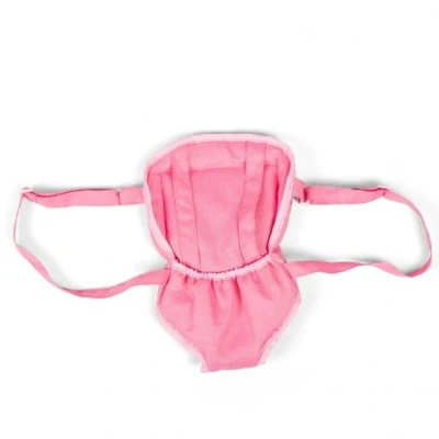 Afbeelding van Mama memo poppendraagzak roze