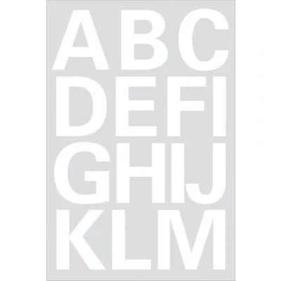 Image de Lettres blanches A Z 25mm