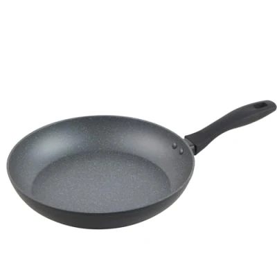 Afbeelding van Russell Hobbs RH028011EU7 30 cm metalen marmeren braadpan anti aanbakpan voor eieren/omelet, inductiepan, weinig of geen olie, gezond koken, kookgerei van aluminium