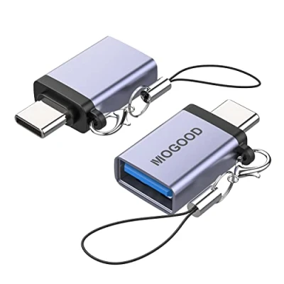 Afbeelding van MOGOOD USB C naar 3.0 adapter, type stekker female adapter OTG converter compatibel met laptops, opladers, powerbanken en meer apparaten
