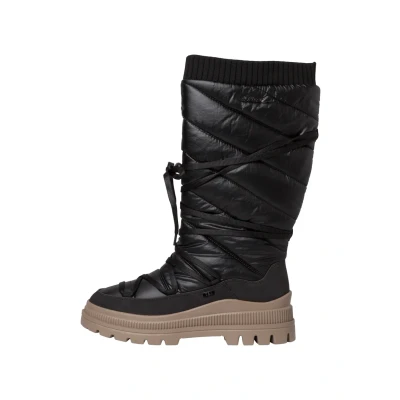 Afbeelding van s.Oliver Snowboots, Dames, Maat: 37, Black Textiel/ synthetisch