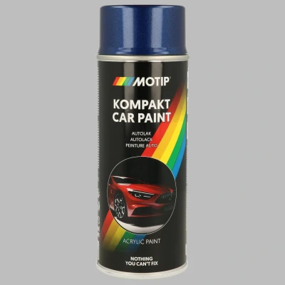 Afbeelding van MOTIP 53995 Voertuig combinatielak 400ml spuitbus blauw Kompakt green metallic 12 ml