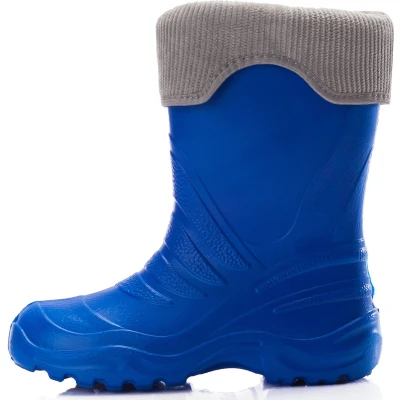 Afbeelding van Ladeheid LA 861 lichtgewicht Eva Thermo rubberlaarzen voor kinderen, gevoerd, Blauw 2727c/grijs