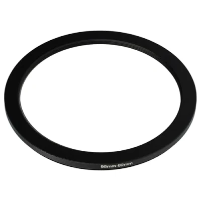 Afbeelding van vhbw Step down ring adapter 95 mm naar 82 camera lens metaal zwart