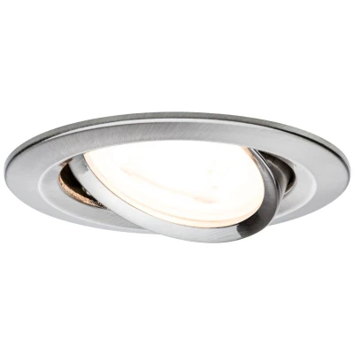 Afbeelding van Paulmann 93465 Inbouwlamp Set van 3 stuks LED GU10 19.5 W Metaal (geborsteld)