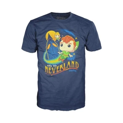 Afbeelding van Funko Boxed Tee: Peter Pan Big Ben M T shirt kleding idee met korte mouwen voor volwassenen mannen en vrouwen Officiële producten Movies Fans
