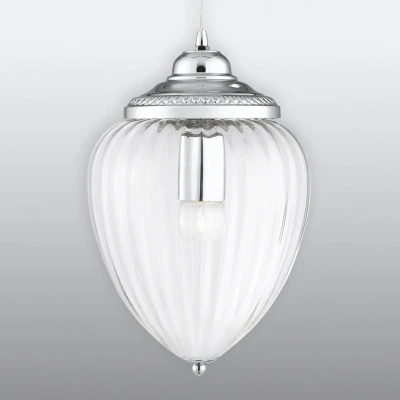 Afbeelding van Glazen hanglamp Pendants met groeven