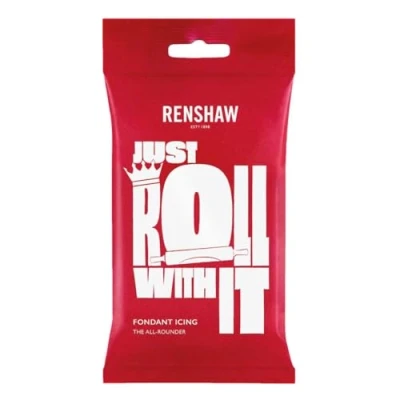 Afbeelding van Renshaw Fondant glazuur, klaar om te rollen, wit, 1 kg