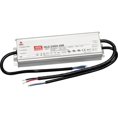 Afbeelding van Mean Well HLG 240H 48B LED driver, transformator Constante spanning, stroomsterkte 240 W 5 A 24 48 V/DC Dimbaar, PFC schakeling,