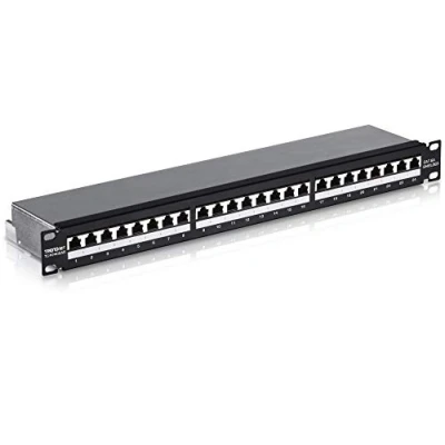 Afbeelding van 24 port UTP Category 6 Patch Panel Trendnet TC P24C6AS
