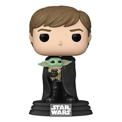 Image de Figurine Funko Pop Star Wars Mandalorian Luke with Child