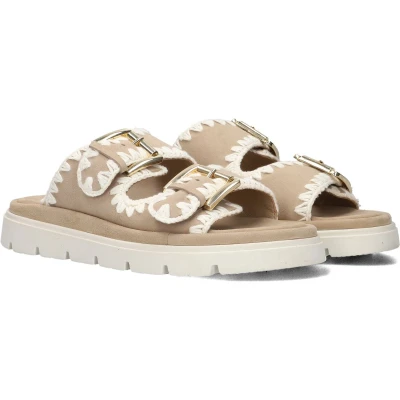 Afbeelding van Maruti Dilan Slippers Dames Beige Maat 42