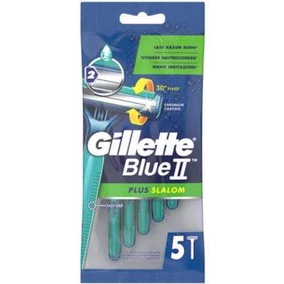 Afbeelding van Disposable Razor Gillette Blue II Plus Slalom 5 Units