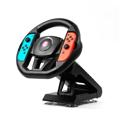 Afbeelding van Numskull Joy Con Steering Wheel Table Attachment Stuurwiel Nintendo Switch Zwart