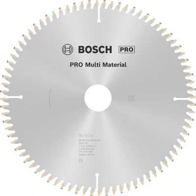 Image de BOSCH 2608640447 lame de scie circulaire Multi Material, 216 x 30 2.5 mm, 80T