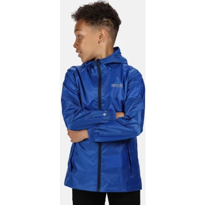 Afbeelding van Regatta Kids Pack It III Opvouwbaar Regenjack Blauw Maat 104