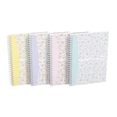 Afbeelding van Oxford Spiraalschrift, A5, hardcover, 3 verschillende motieven, 5 stuks
