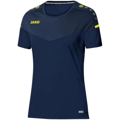 Afbeelding van JAKO T shirt Champ 2.0 Marine/donkerblauw/fluogeel