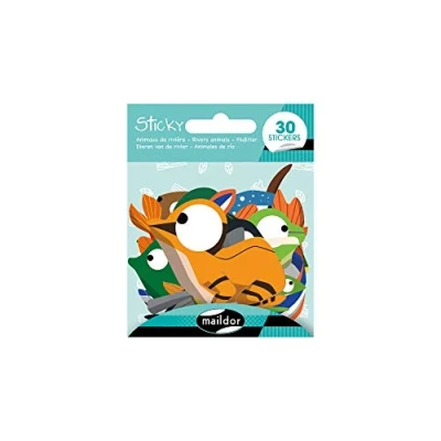 Image de Stickers Sticky Animaux de rivière 30 pcs