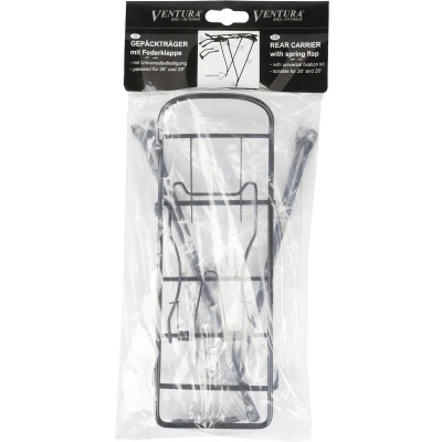 Afbeelding van Ventura Stalen Bagagedrager Screw on Ii S Zwart