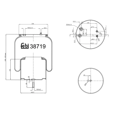 Afbeelding van Febi Bilstein Veerbalg 38719