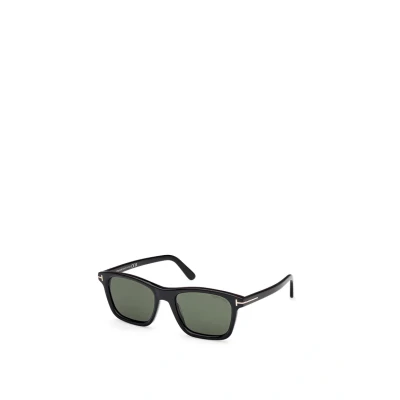 Afbeelding van Tom Ford Barron Zonnebril, Heren, Maat: One Size, Glossy black dark green