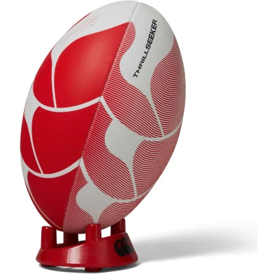 Afbeelding van Canterbury Thrillseeker Play Unisex Rugbybal, wit/rood, 3