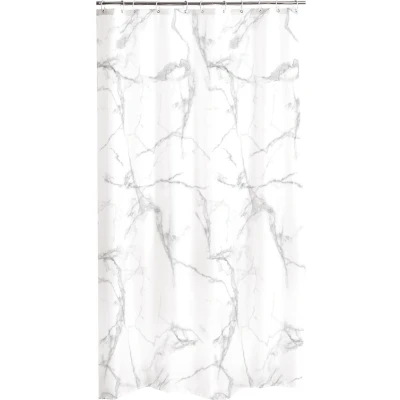Afbeelding van Livetti Douchegordijn 180x200 Incl. Ringen Polyester Marble 6RD193