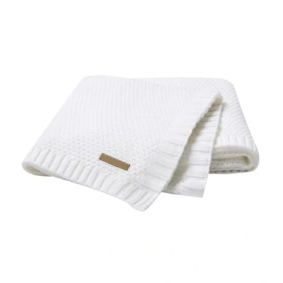 Afbeelding van Odot Gebreide babydeken voor kinderen, zacht en behaaglijk, babydeken, 80 x 100 cm, fleecedeken baby&#039;s, jongens, meisjes, peuters, kinderbed, kinderwagen