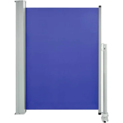 Afbeelding van Tuinscherm uittrekbaar 100x300 cm blauw