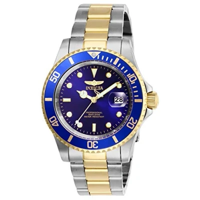 Afbeelding van Invicta Pro Diver Kwarts herenhorloge van roestvrij staal 40 mm.