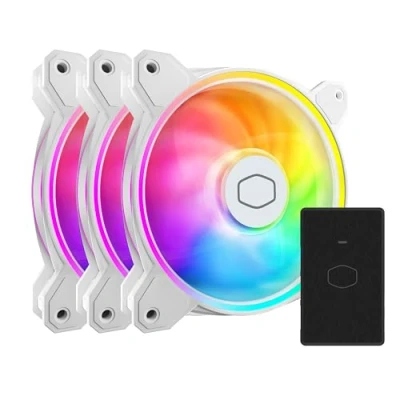 Afbeelding van COOLERMASTER 120MM SICKLEFLOW 120 ARGB 3IN1 TRIPLE PACK WHITE