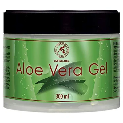 Image de Aloë Vera Gel 300ml 100% puur natuurlijke gel, rijk aan mineralen &amp; vitamines A, B1, B2, B6 en B12 voor intensieve huidverzorging massage wellness cosmetica ontspanning spa beauty anti rimpels aging