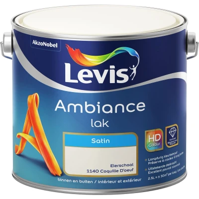 Afbeelding van Levis Ambiance Lak Satin Eierschaal 2.5L