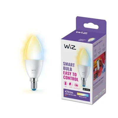 Image de WiZ Ampoule Smart TW 4,9W 470lm 2700 6500K Flamme E14