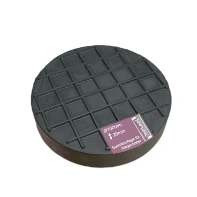 Afbeelding van rubberen pads in verschillende maten voor krik en hefbruggen het vervangen van banden, krik, blok (100 x 20 wafels)