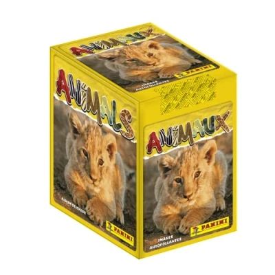 Image de Coffret album Panini Animaux Boîte de 36 pochettes