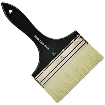 Afbeelding van Liquitex Freestyle Kwast Groot Plat 6 Inch Korte steel
