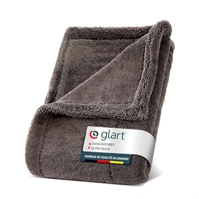 Afbeelding van Glart Twist auto XXL droogdoek (80 x 55 cm) Premium, extra absorberend, krasbestendig, ideaal voor het polijsten van de en na velgenborstel, grote microvezeldoek