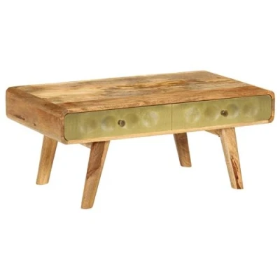 Afbeelding van vidaXL Salontafel 100x50x40 cm massief acaciahout