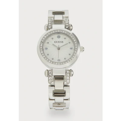 Afbeelding van Guess Ginger Horloge silvercoloured, Dames, Maat: One Size, Silver coloured