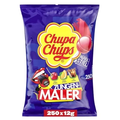 Afbeelding van Chupa Chups Lolly&#039;s Tongue Painter (Navulzak) 250 stuks